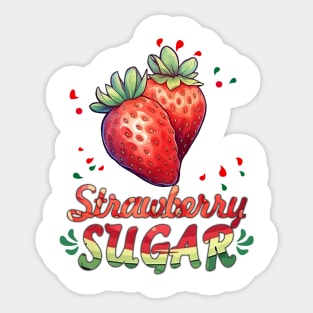 Strawberry Sugar Sticker